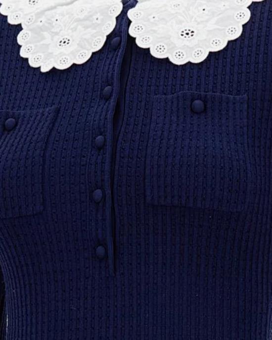 26SS 셀프 포트레이트 미디 원피스 1232198 Blue - SELF PORTRAIT