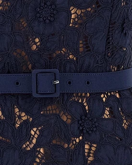 26SS 셀프 포트레이트 롱 원피스 3947413 Blue - SELF PORTRAIT