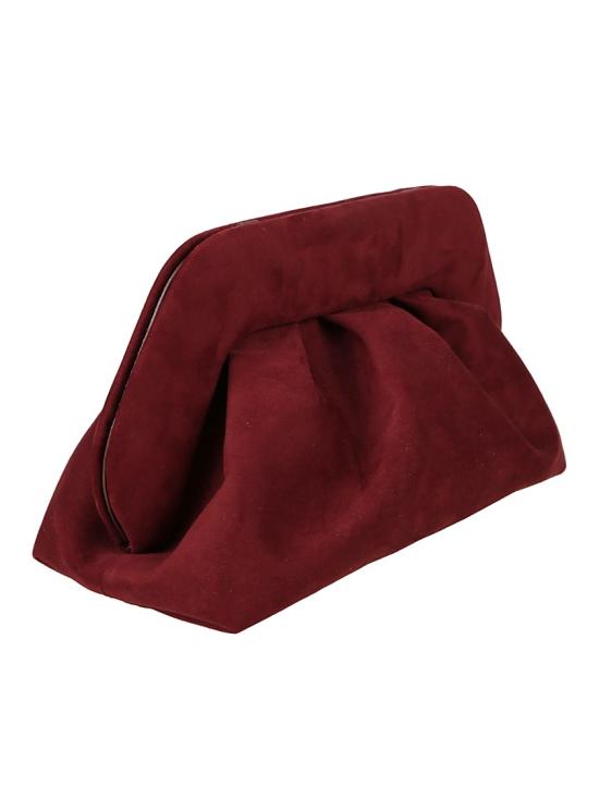 26FW 더모아레 클러치/파우치 TMFW25TSUE120 Burgundy - THEMOIRE