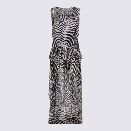26SS 블루마린 롱 원피스 P622A767AM1039 Black - BLUMARINE
