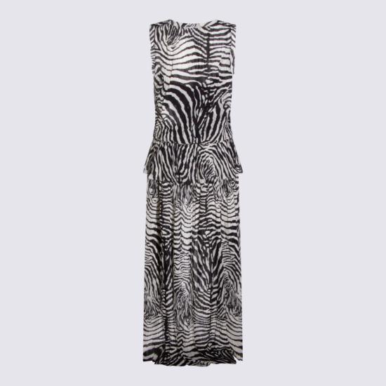 26SS 블루마린 롱 원피스 P622A767AM1039 Black - BLUMARINE
