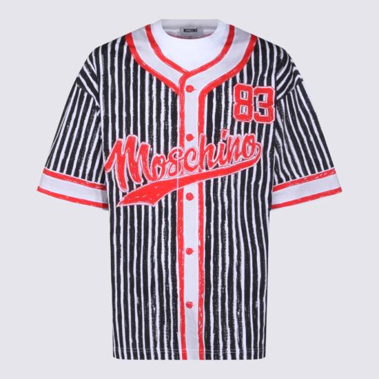 26SS 모스키노 반팔 티셔츠 261ZZ070902413888 Red - MOSCHINO