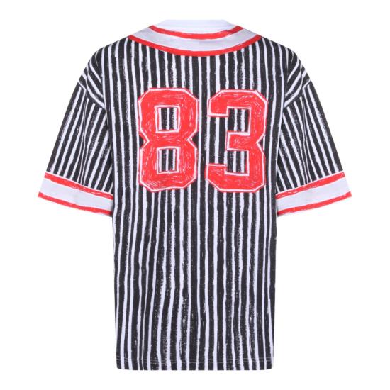 26SS 모스키노 반팔 티셔츠 261ZZ070902413888 Red - MOSCHINO