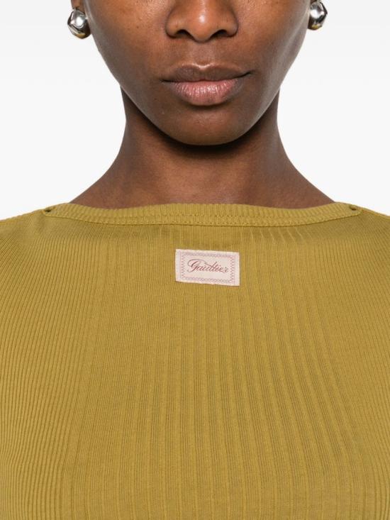 26SS 장 폴 고티에 반팔 티셔츠 TO429 J014 40 Green - JEAN PAUL GAULTIER