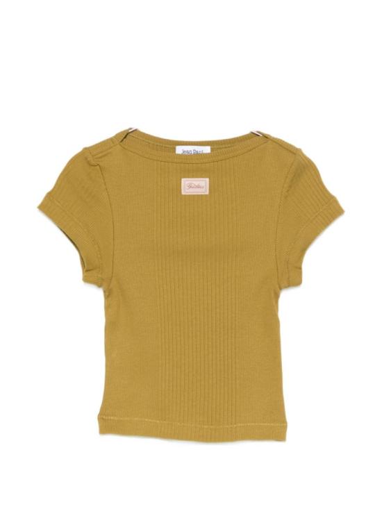 26SS 장 폴 고티에 반팔 티셔츠 TO429 J014 40 Green