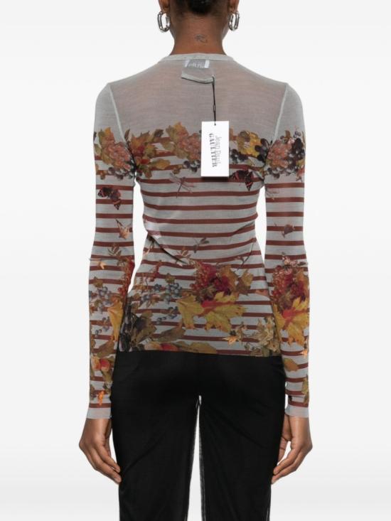 26SS 장 폴 고티에 긴팔 티셔츠 TO420 M014P 5690 Grey - JEAN PAUL GAULTIER