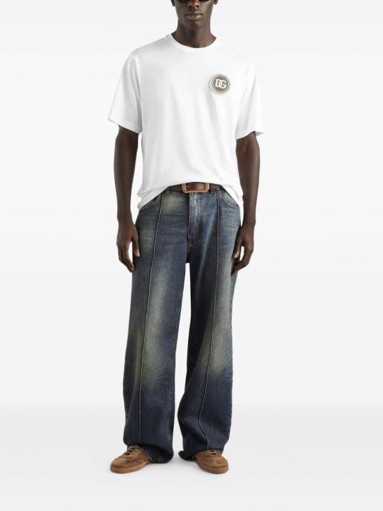 26SS 돌체앤가바나 반팔 티셔츠 G8PN9Z G7PZFW0800 White - DOLCE & GABBANA