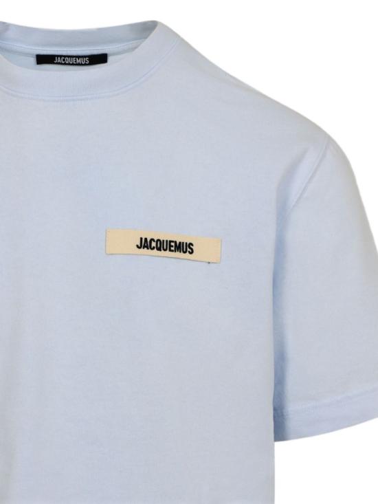 26SS 자크뮈스 그로그랭 로고 티셔츠 TSM00133 AJ00226 321 Blue - JACQUEMUS