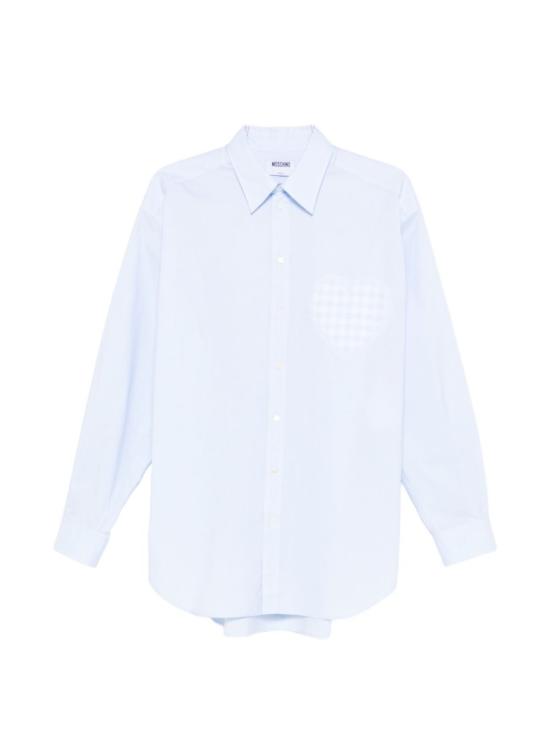 26SS 모스키노 긴팔 셔츠 A0205 0236 3266 White