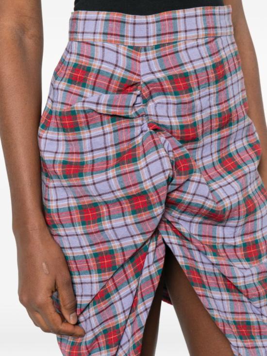 26SS 비비안웨스트우드 미디 스커트 1K010025 W01C6 O102 Red - VIVIENNE WESTWOOD