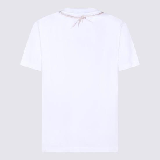 26SS 모스키노 반팔 티셔츠 261ZZ072302411001 White - MOSCHINO