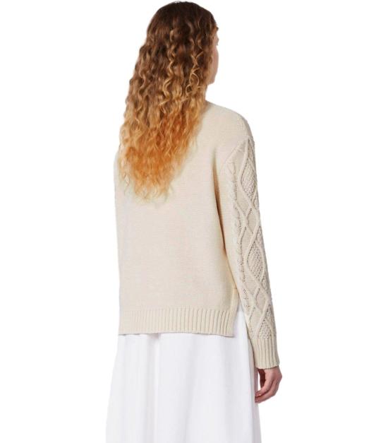 26SS 위켄드막스마라 스웨터 2615361231600 001 XS Beige - WEEKEND MAX MARA