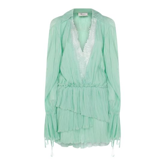 26SS 블루마린 숏 원피스 P622A771AN0477 Green