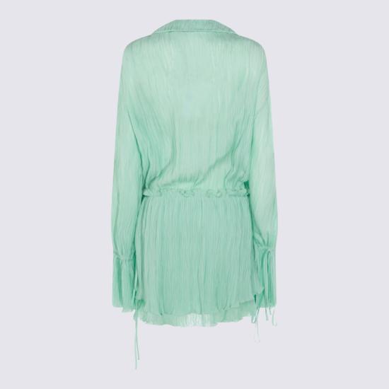 26SS 블루마린 숏 원피스 P622A771AN0477 Green - BLUMARINE