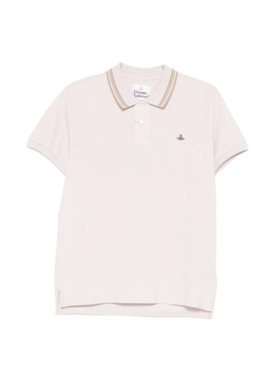 26SS 비비안웨스트우드 폴로 티셔츠 2H01000U J00AU J402 Neutrals