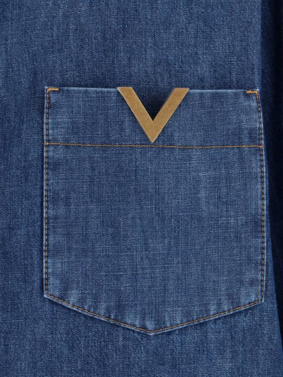 26SS 발렌티노 가라바니 셔츠 8B3DB03K9YA 558 Blue - VALENTINO GARAVANI