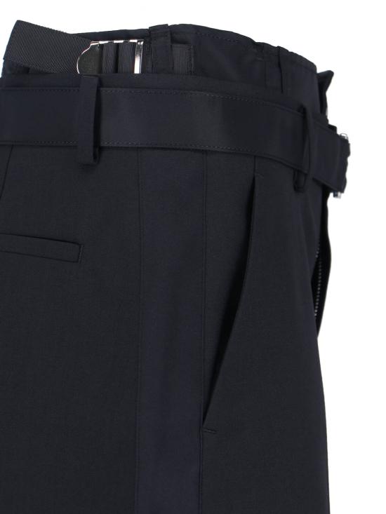 26SS 사카이 스트레이트 팬츠 26 08291 001 Black - SACAI