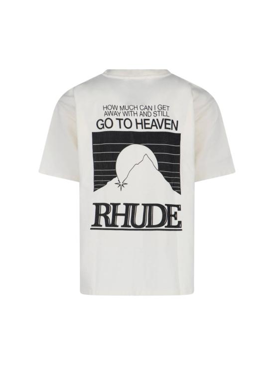 26SS 루드 반팔 티셔츠 RHPS26TT07012 3166 White - RHUDE