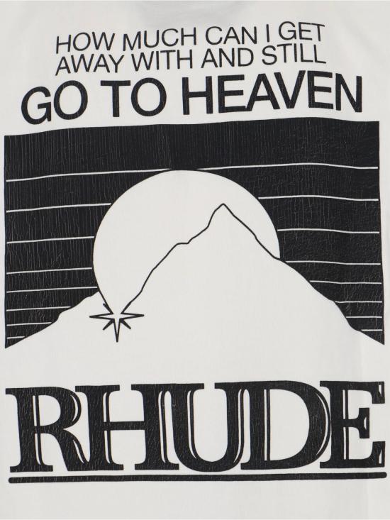 26SS 루드 반팔 티셔츠 RHPS26TT07012 3166 White - RHUDE