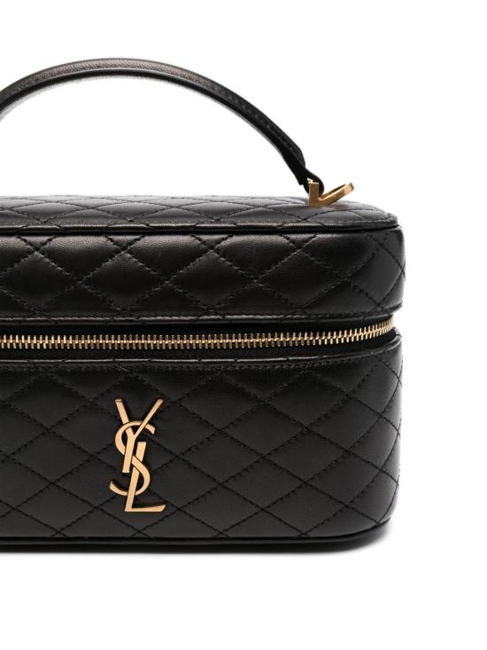 26SS 생로랑 램스킨 가비 베니티 백 766731 1EL071000 Black - SAINT LAURENT