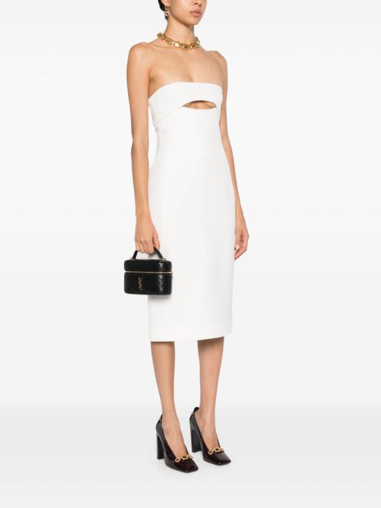 26SS 생로랑 램스킨 가비 베니티 백 766731 1EL071000 Black - SAINT LAURENT