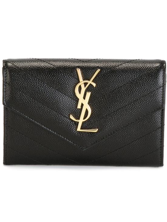 26SS 생로랑 지갑 414404 BOW011000 Black - SAINT LAURENT