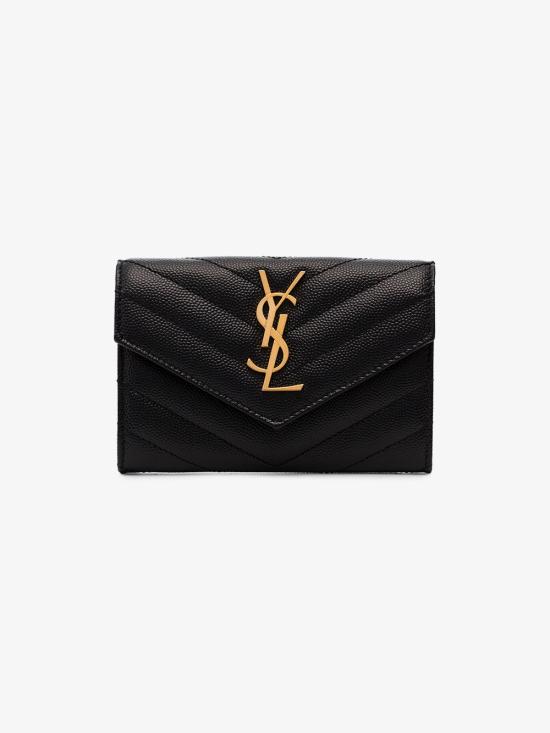 26SS 생로랑 지갑 414404 BOW011000 Black - SAINT LAURENT