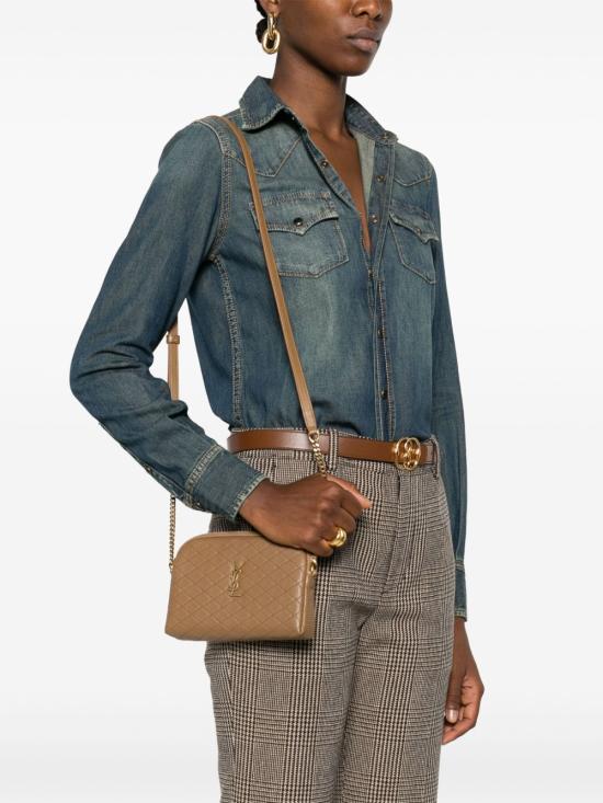 26SS 생로랑 클러치/파우치 733667 1EL072760 Marrone chiaro - SAINT LAURENT