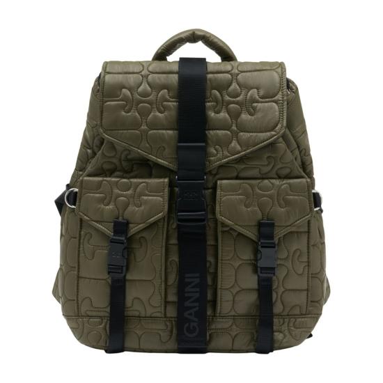 26SS 가니 퀼티드 리테크 백팩 B2080004 861 GREEN