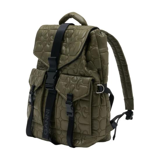 26SS 가니 백팩 B2080004 861 green - GANNI