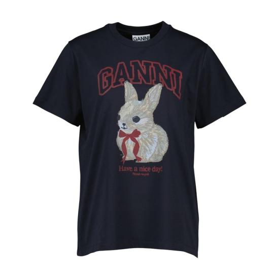 26SS 가니 버니 티셔츠 A1050061 252 black