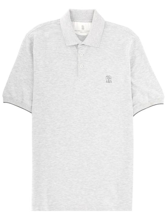 26FW 브루넬로 쿠치넬리 피케 폴로 셔츠 ME8548788 CH200 GREY
