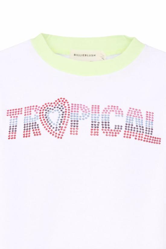26SS [키즈] 빌리블러쉬 티셔츠 U21933 10P WHITE - BILLIEBLUSH