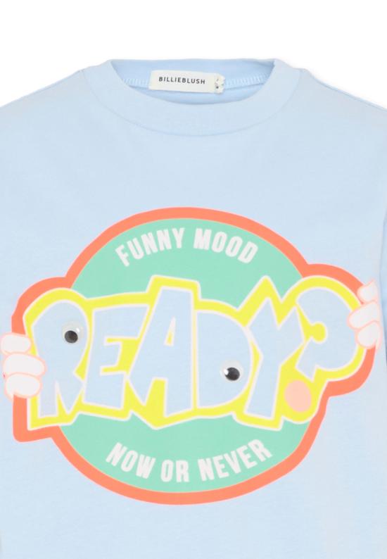 26SS [키즈] 빌리블러쉬 티셔츠 U21706 79L LIGHT BLUE - BILLIEBLUSH