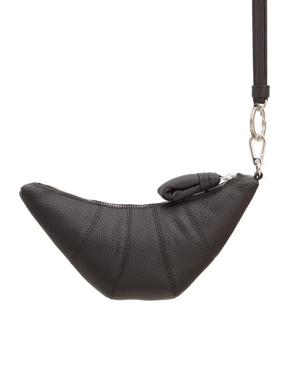 26SS 르메르 소프트 그레인드 레더 크로스바디 크루아상 코인 퍼스 NSL0054LL0018BR490 Brown