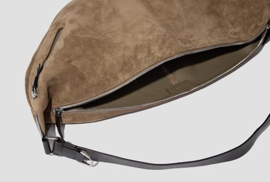 26SS 르메르 숄더백 화살통 클립  - 스웨이드 가죽 BG0228 LL0125 브라운 - LEMAIRE