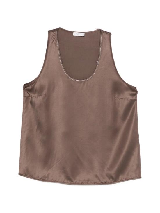 26SS 페세리코 민소매 티셔츠 A08481 06638052 Brown