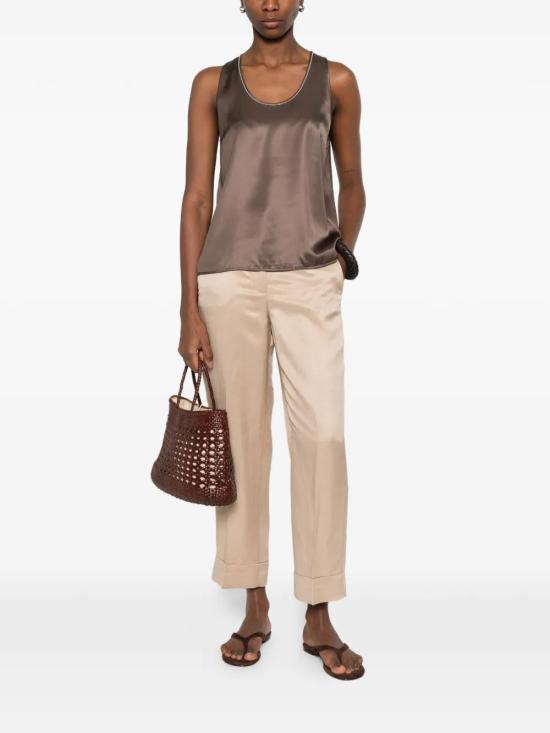 26SS 페세리코 민소매 티셔츠 A08481 06638052 Brown - PESERICO