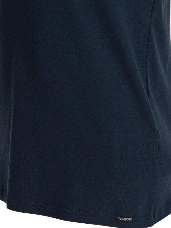 26SS 톰포드 코튼 크루넥 언더웨어 티셔츠 T4M081040412 Blue - TOMFORD