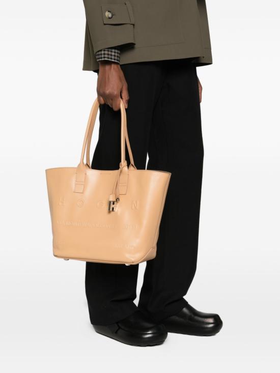 26SS 호간 토트백 KBW01TA0200 TZPS600 BEIGE - HOGAN