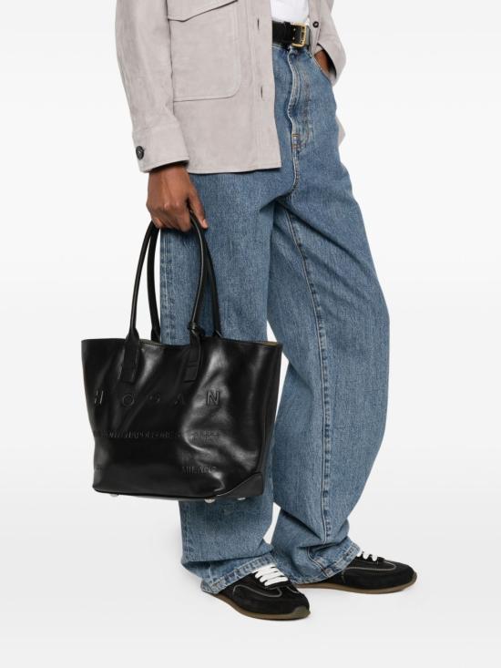 26SS 호간 토트백 KBW01TA0200 TZPB999 Black - HOGAN