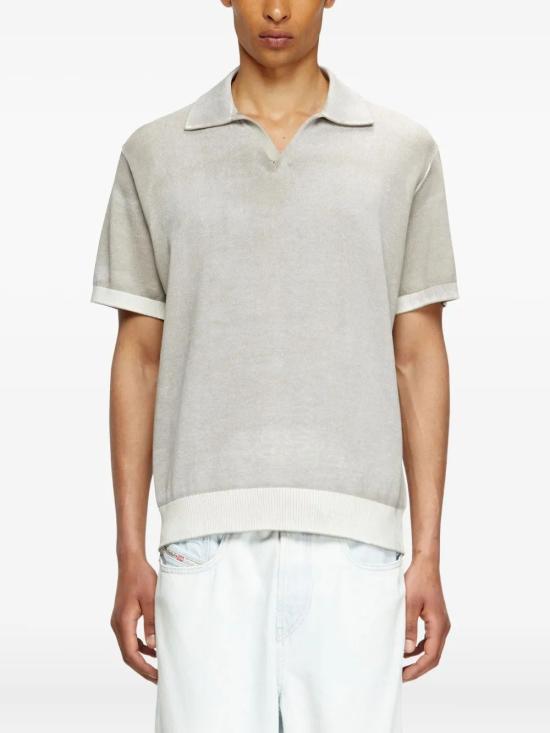 25FW 디젤 반팔 티셔츠 A181270BEAR 91L MOURNGDOVE - DIESEL