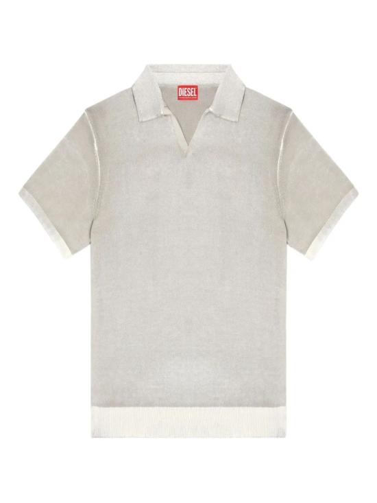 25FW 디젤 반팔 티셔츠 A181270BEAR 91L MOURNGDOVE