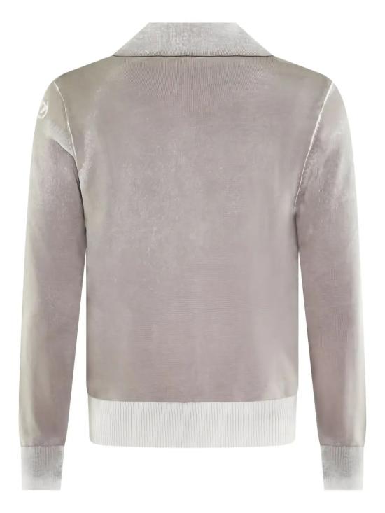 25FW 디젤 k 로렌조 리버스 프린트 폴로 니트 A148490BEAR 91L MOURNGDOVE - DIESEL