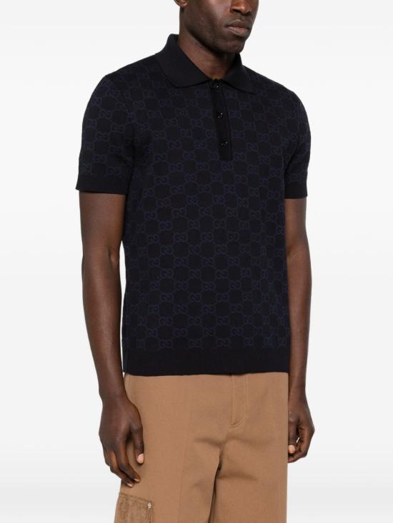 26SS 구찌 폴로 티셔츠 855058 XKFEN4588 Blue - GUCCI