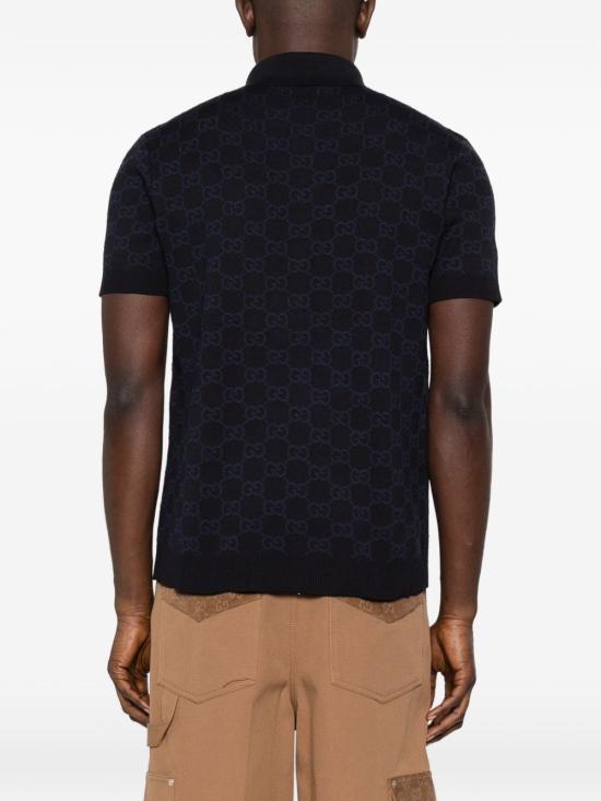 26SS 구찌 폴로 티셔츠 855058 XKFEN4588 Blue - GUCCI