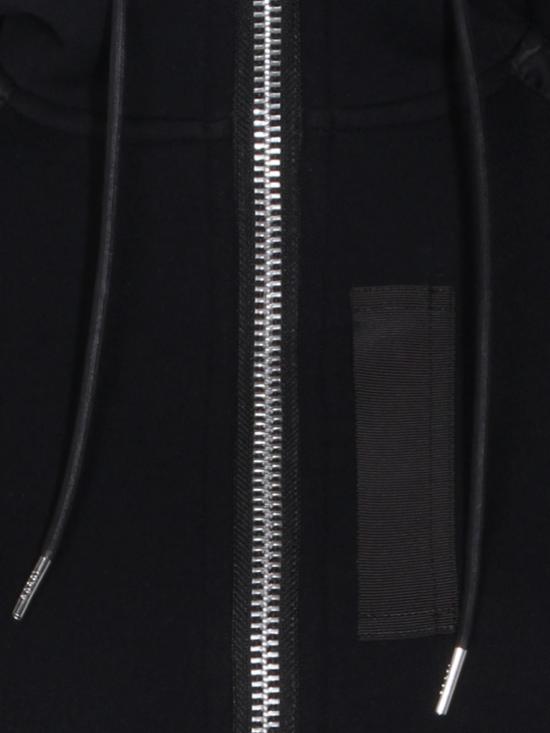 26SS 사카이 후드 티셔츠 26 08343 001 Black - SACAI