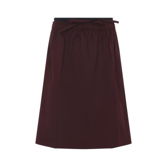 26SS 프라다 미디 스커트 P197ZSOOO 187P Burgundy