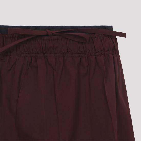 26SS 프라다 미디 스커트 P197ZSOOO 187P Burgundy - PRADA