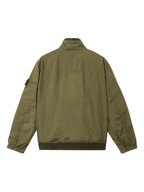 26SS 스톤 아일랜드 크링클 랩스 NY 자켓 윈드 레지스턴스 앤 안티 드롭 L1S154100111 S0A23 Green - STONE ISLAND